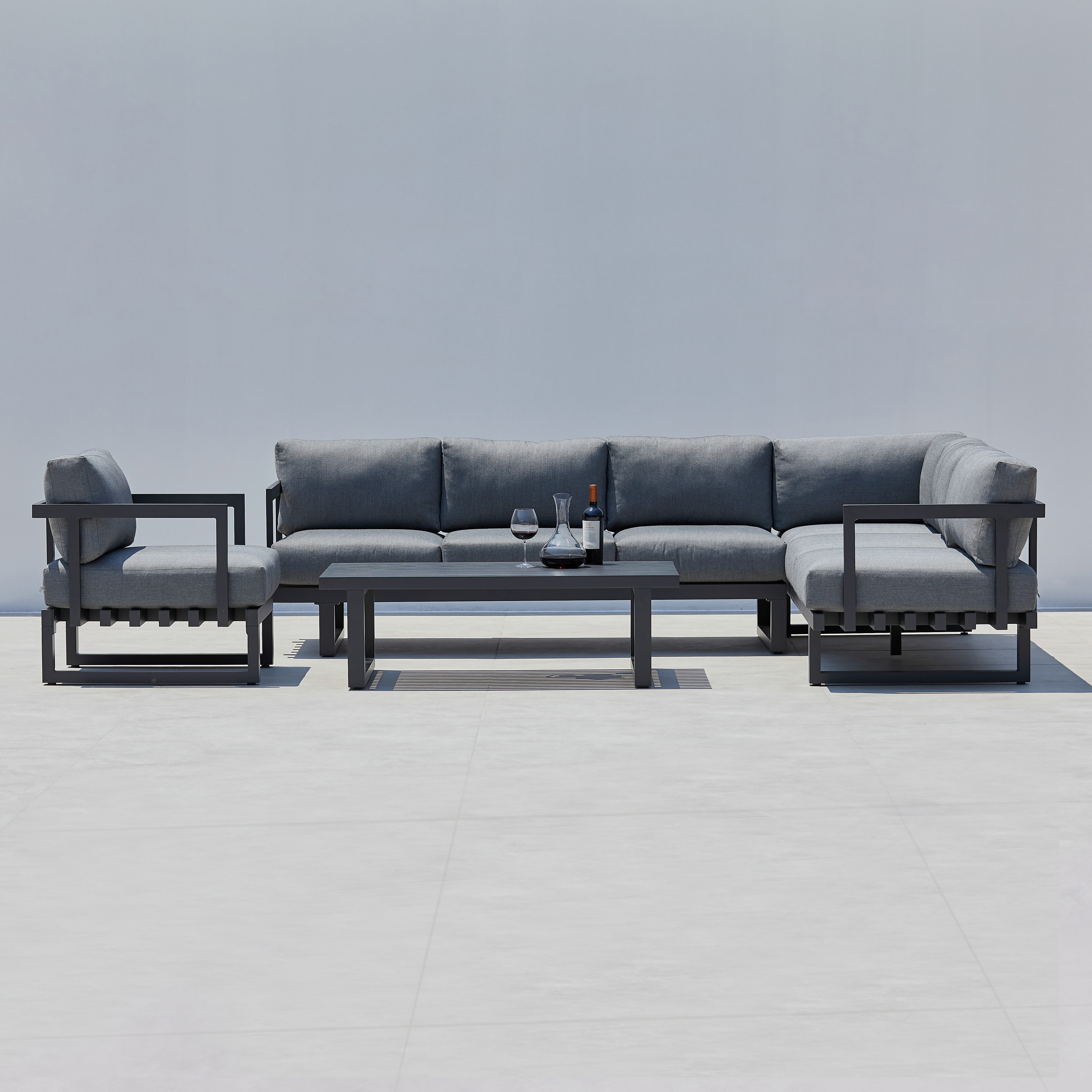 SF-380 Corner Set Charcoal (1)