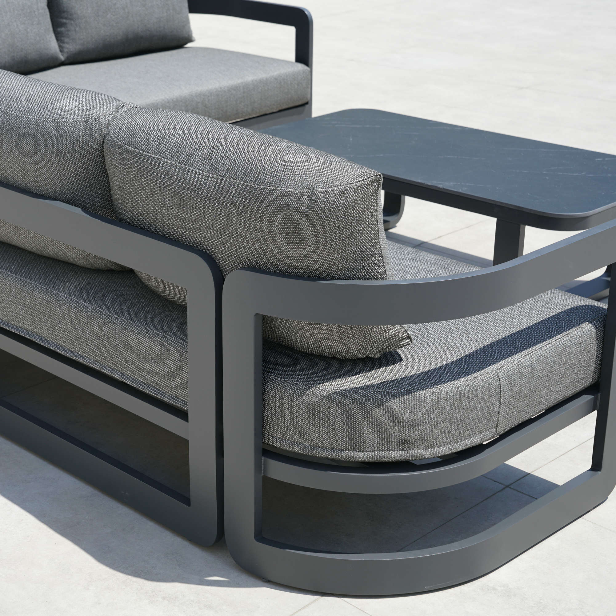 SF-440 Sectional Set Charcoal (10)