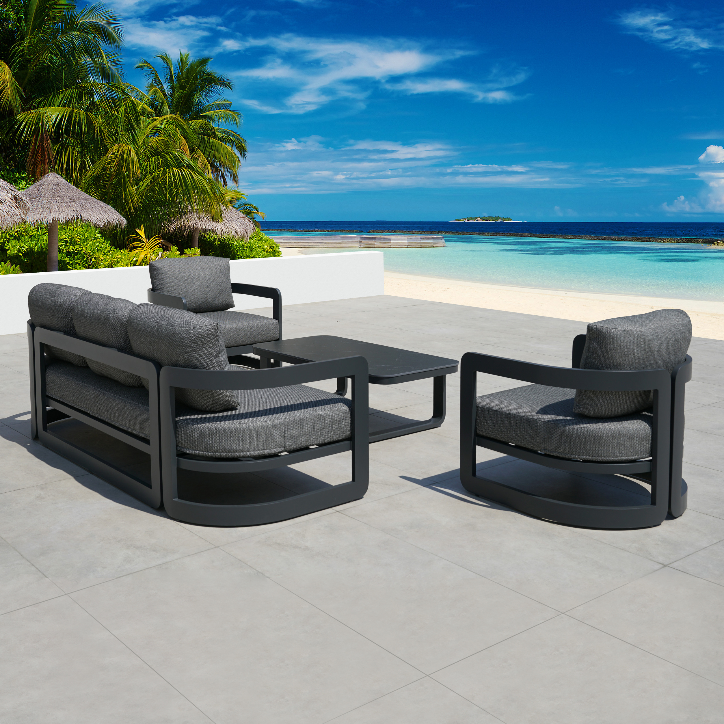 SF-440 Sofa set Charcoal (7)