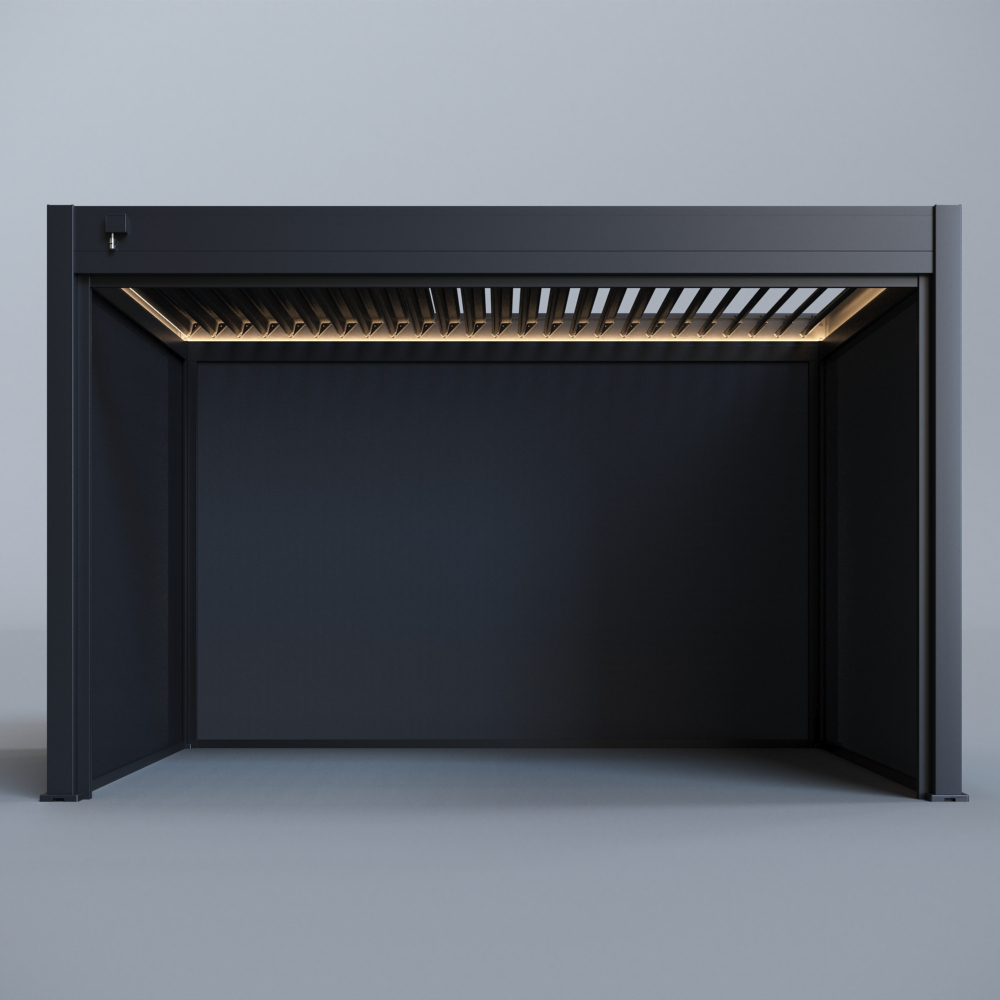 Hygge Pergola Including Blinds. 12