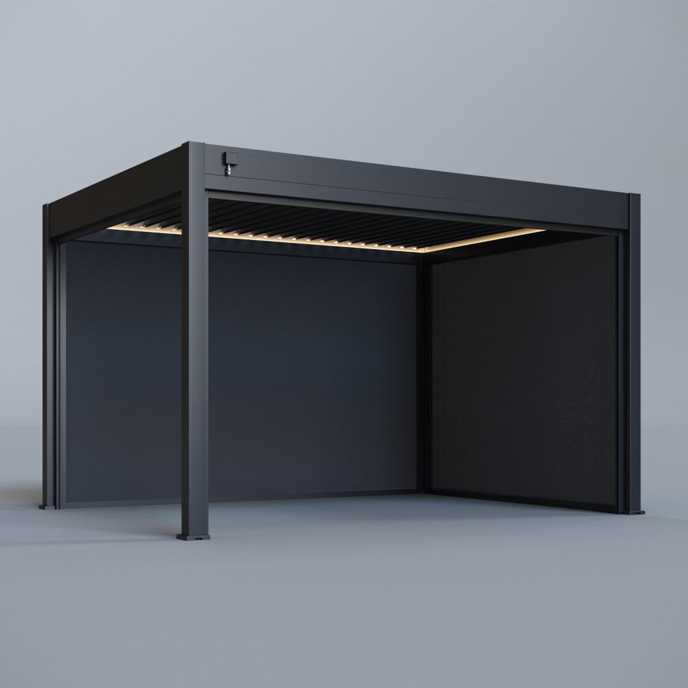 Hygge Pergola Including Blinds. 13