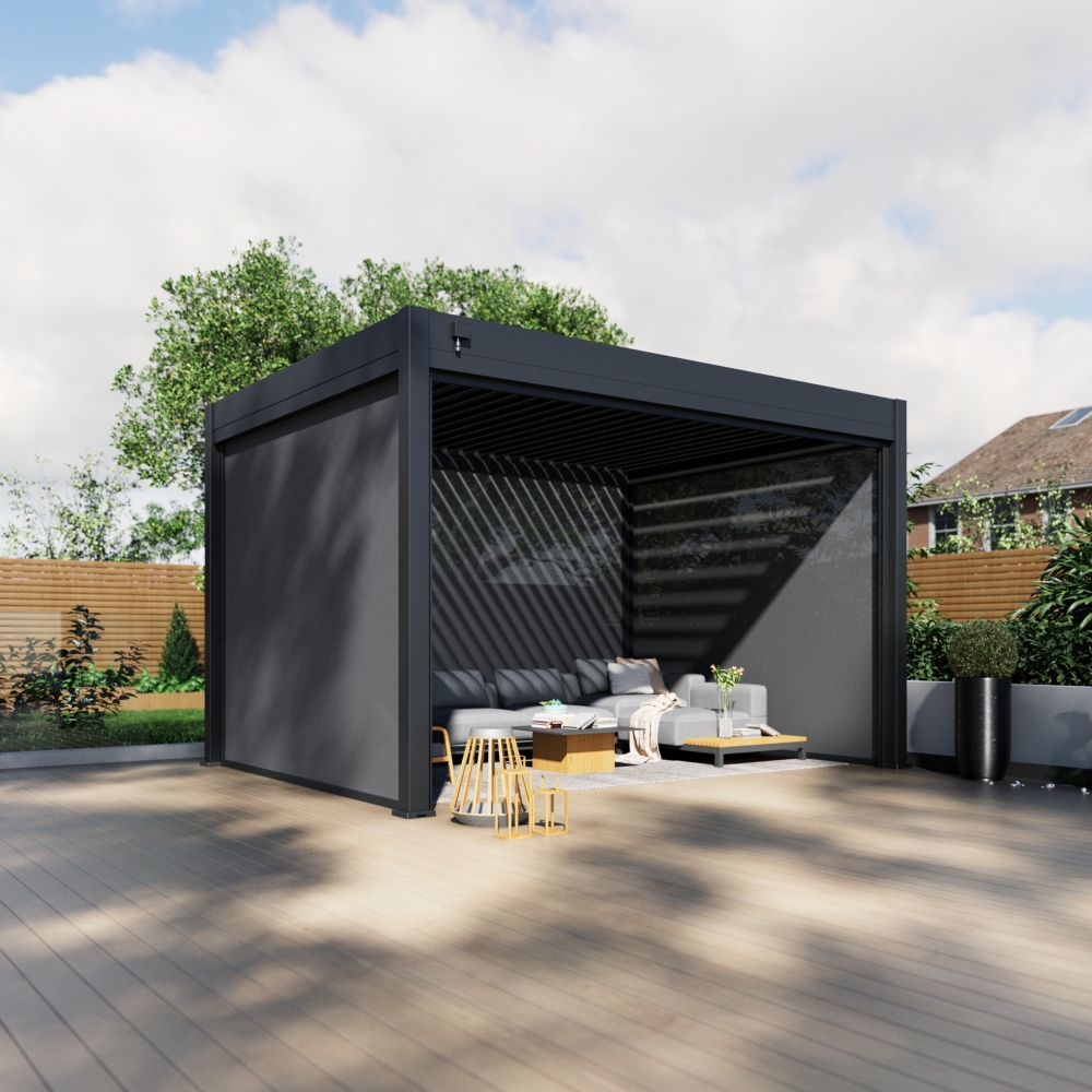 Hygge Pergola Including Blinds. 6